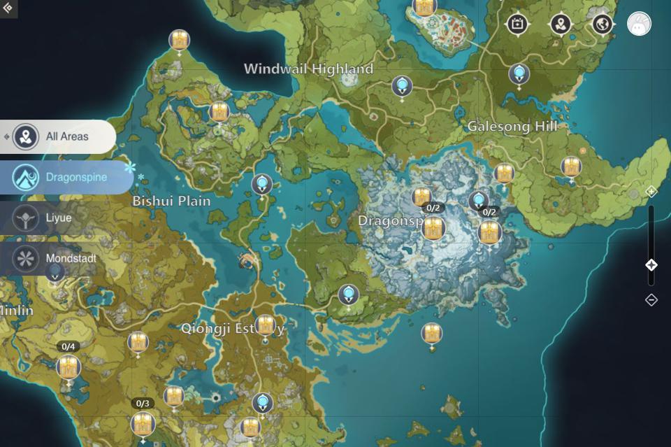 Mapa Completo De Genshin Impact Con Todas Las Localizaciones Images