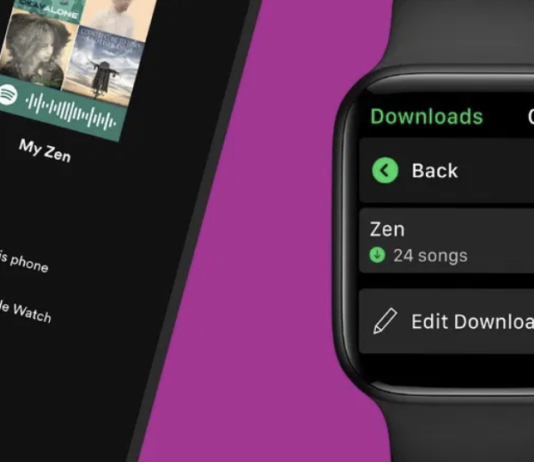 Spotify per Apple Watch