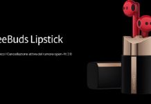 Huawei Freebuds Lipstick: auricolari a forma di rossetto
